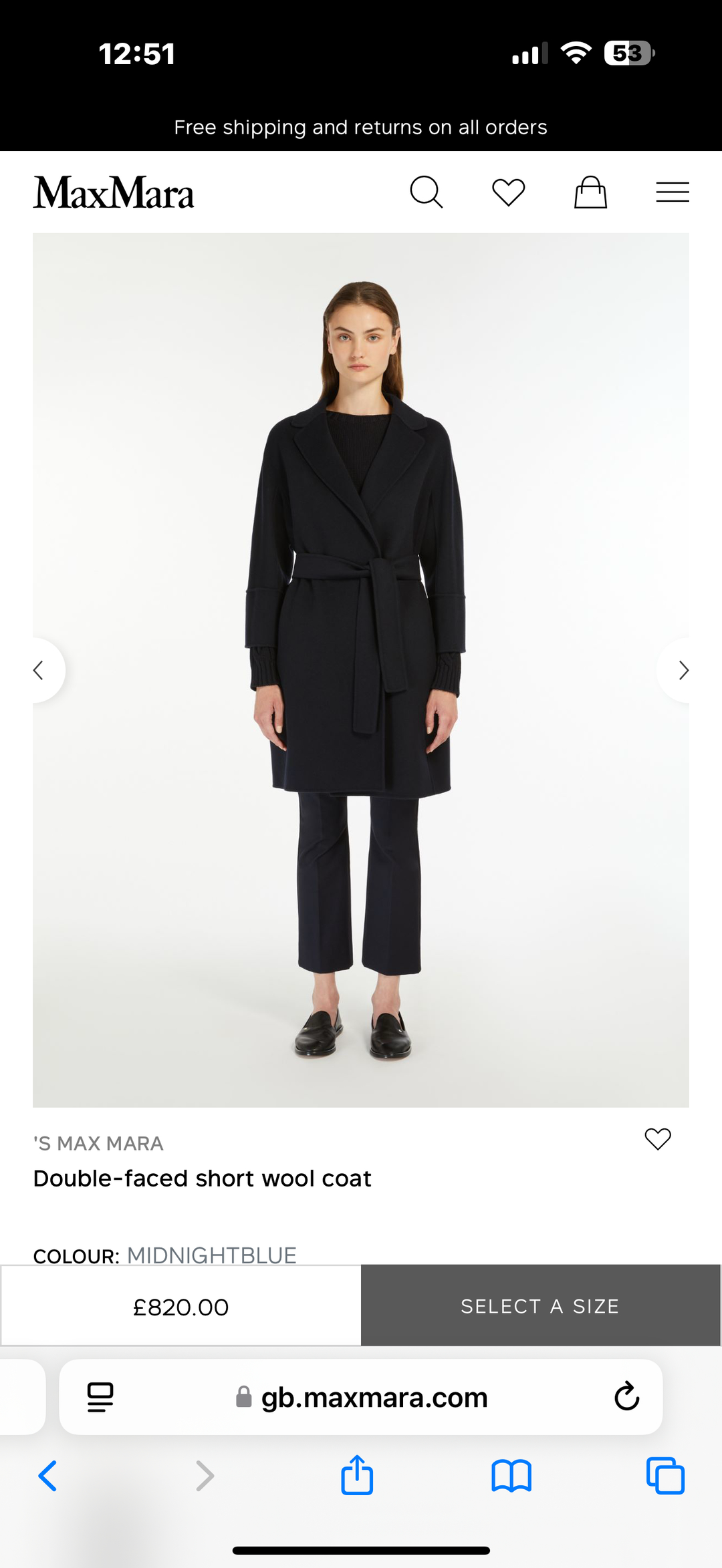 Max Mara Пальто Max Mara Arona coat — фото 2