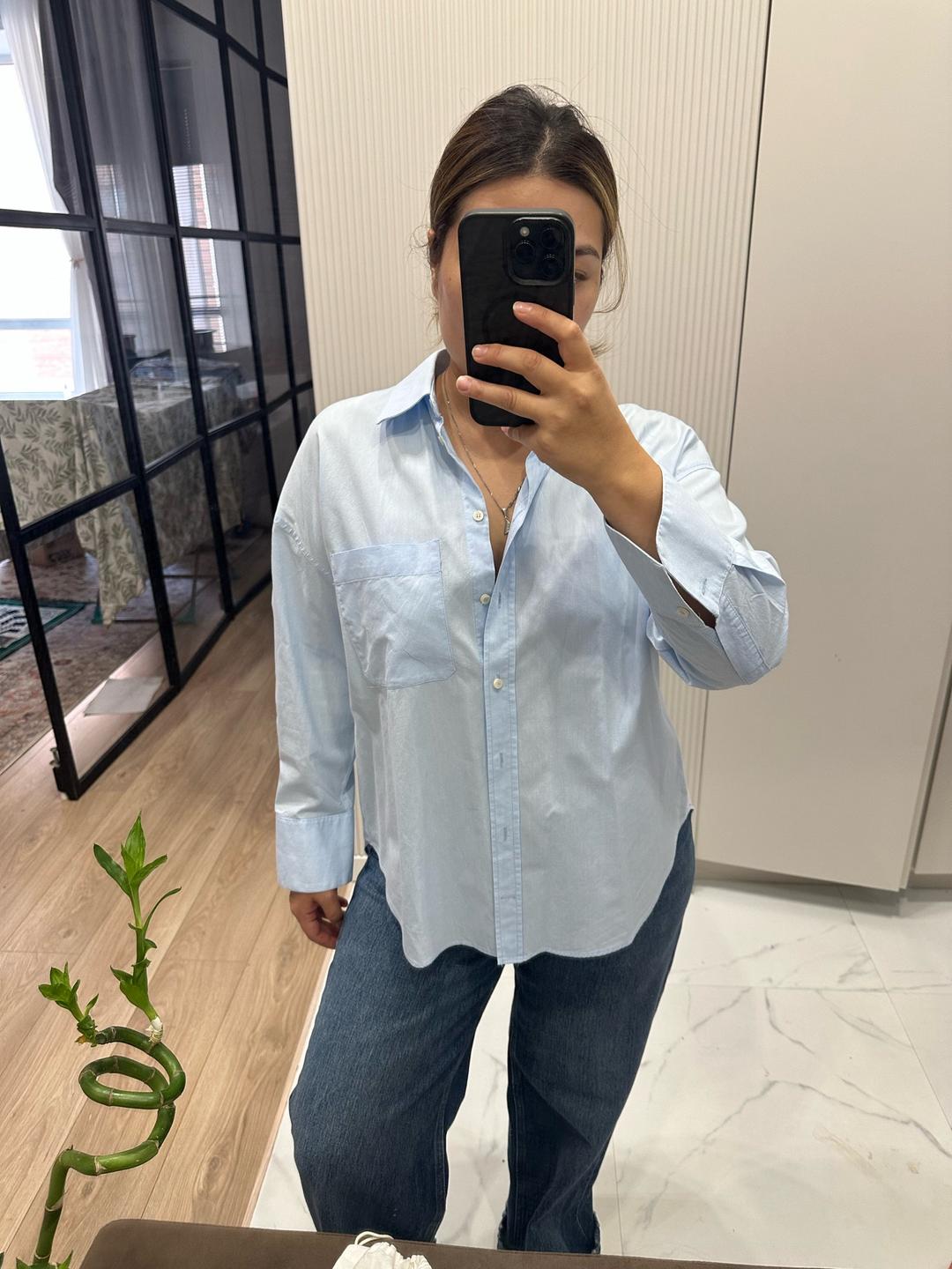 Zara Рубашка свободного кроя ZARA — фото 2