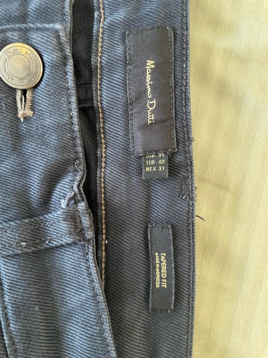 Massimo Dutti Massimo dutti брюки синие — фото 2