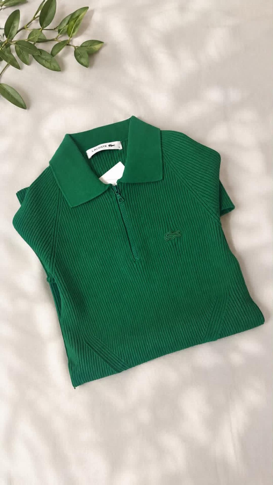 Lacoste Трикотажное платье-поло Lacoste — фото 2