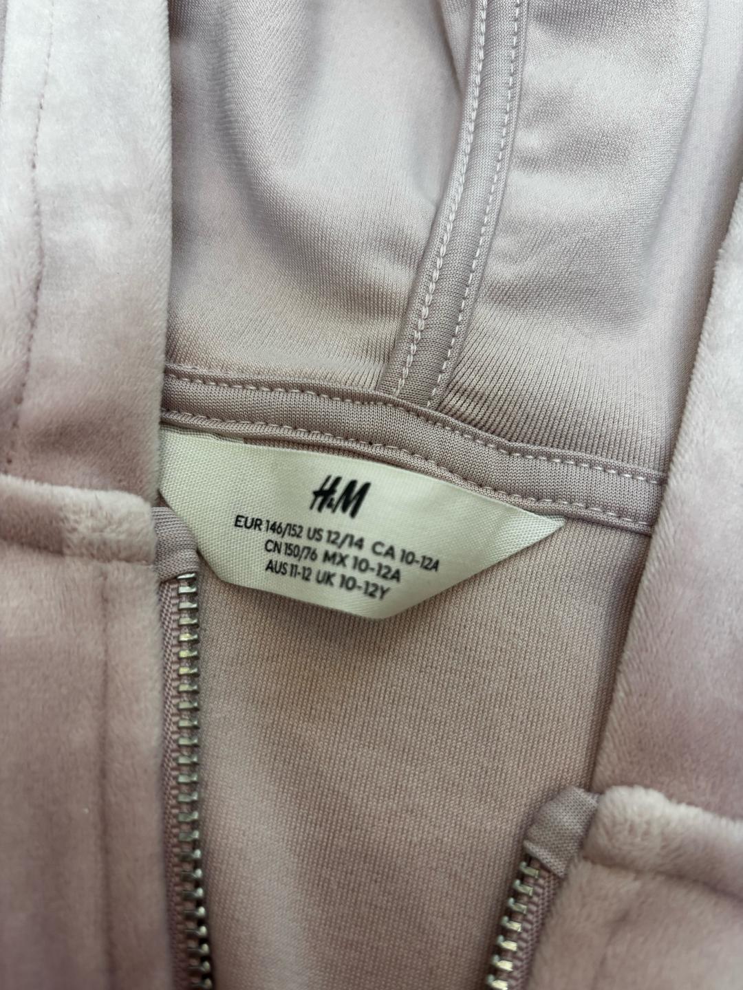H&M Толстовка H&M на молнии для девочки — фото 2