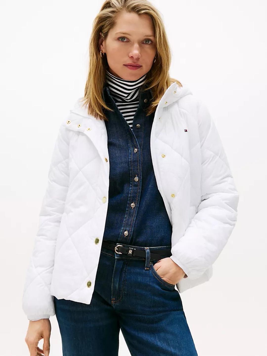 Tommy Hilfiger Женская куртка Tommy Hilfiger белая — фото 2