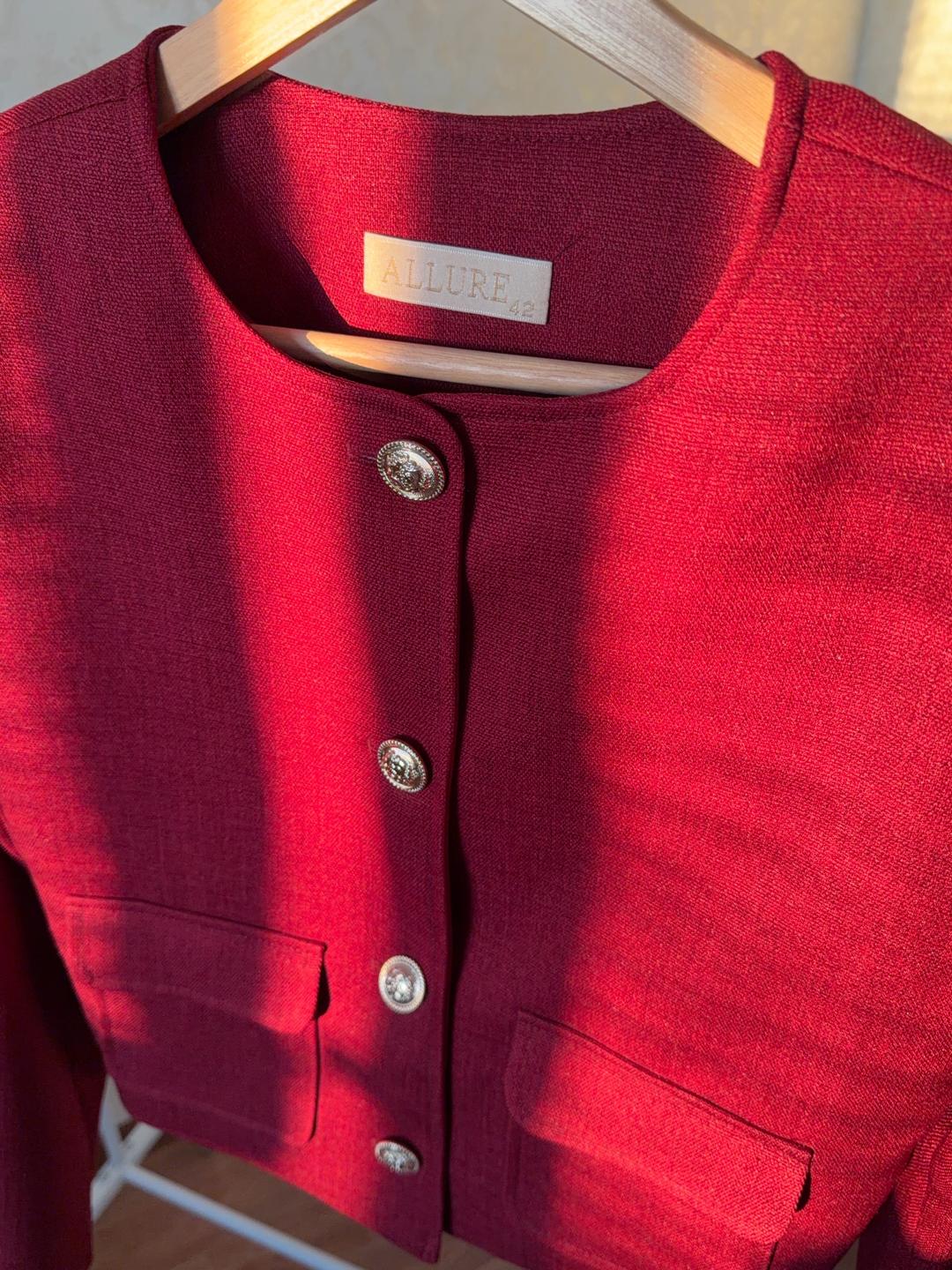 Нет бренда Бордовая двойка Mix and Match — фото 2