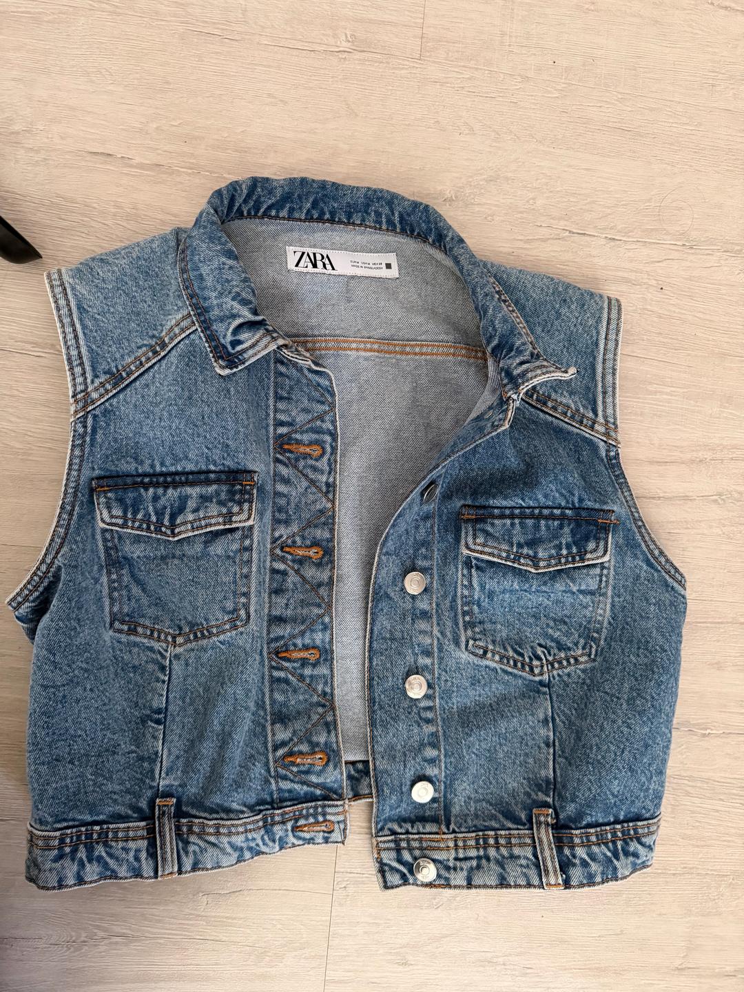 Zara Джинсовый жилет ZARA — фото 2
