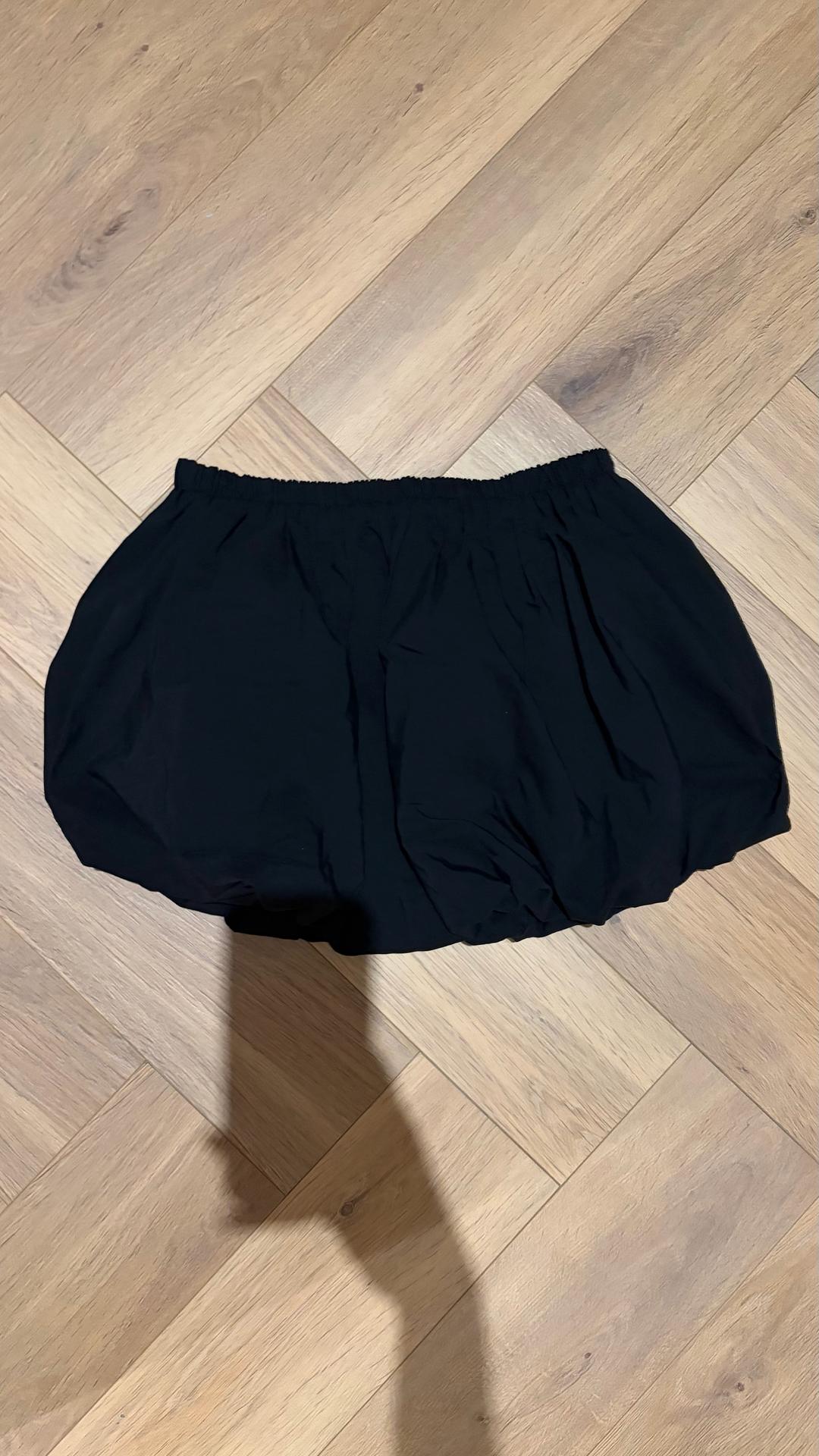 Bershka Черная юбка-баллон — фото 2