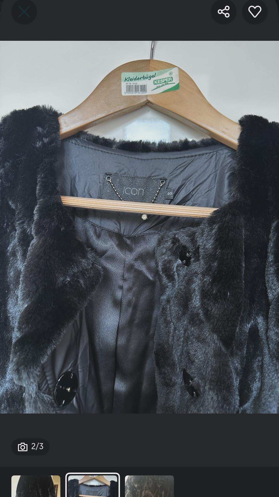 ICON Пальто-куртка с искусственным мехом — фото 2