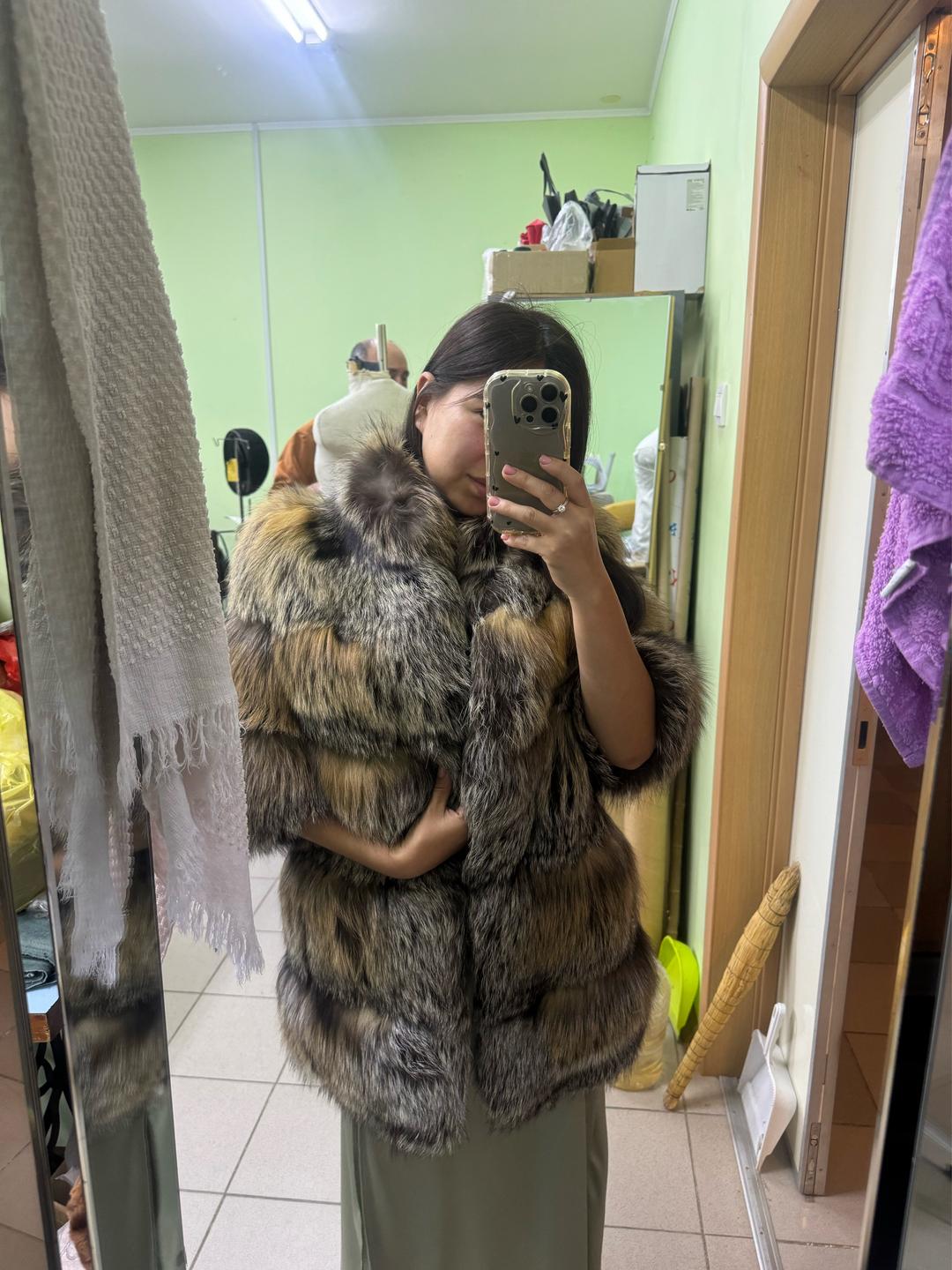 Нет бренда Шуба лиса — фото 2