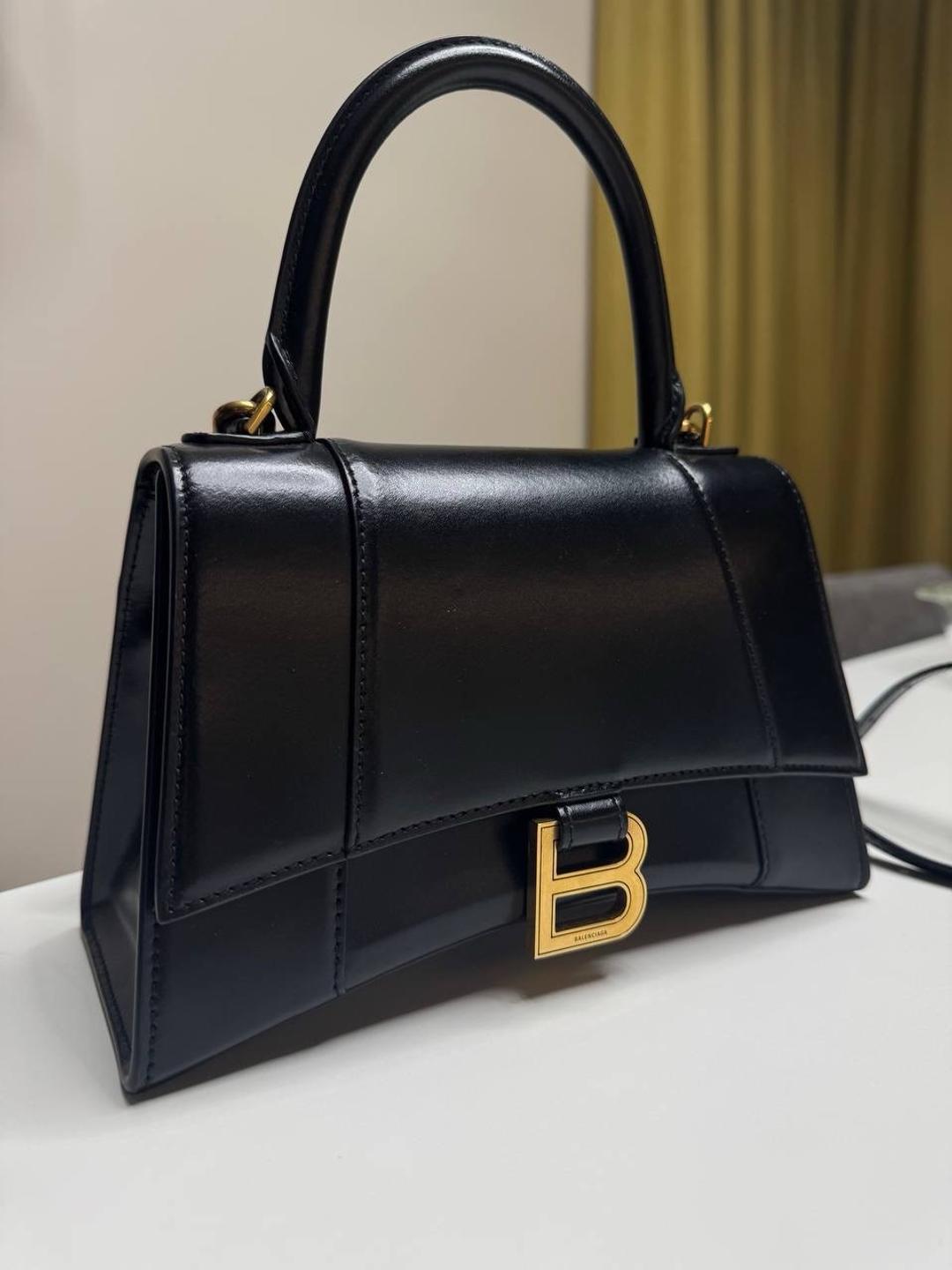 Balenciaga Сумка Balenciaga Hourglass черная Оригинал — фото 2