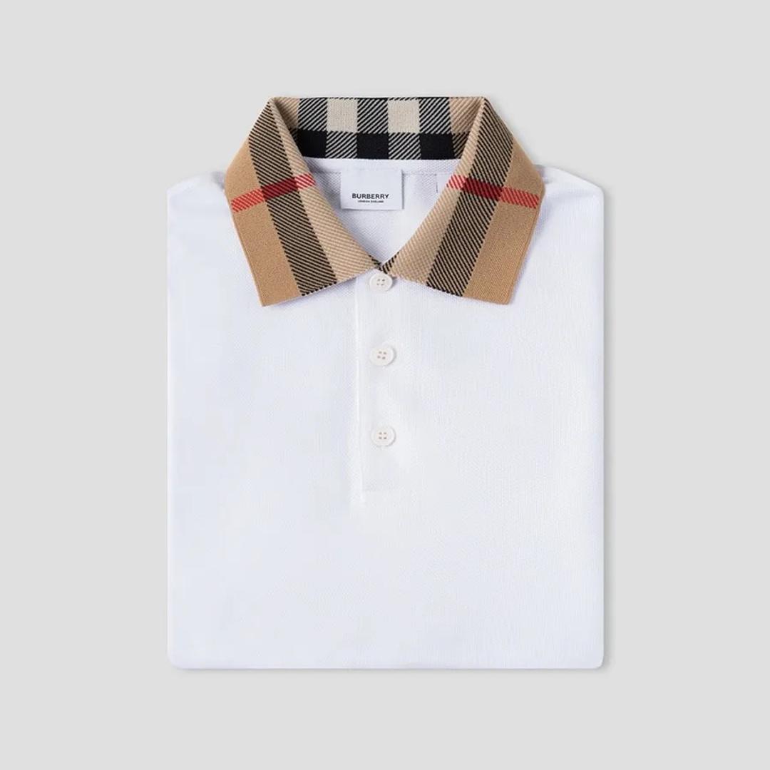 Burberry Burberry поло с фирменным воротником — фото 2