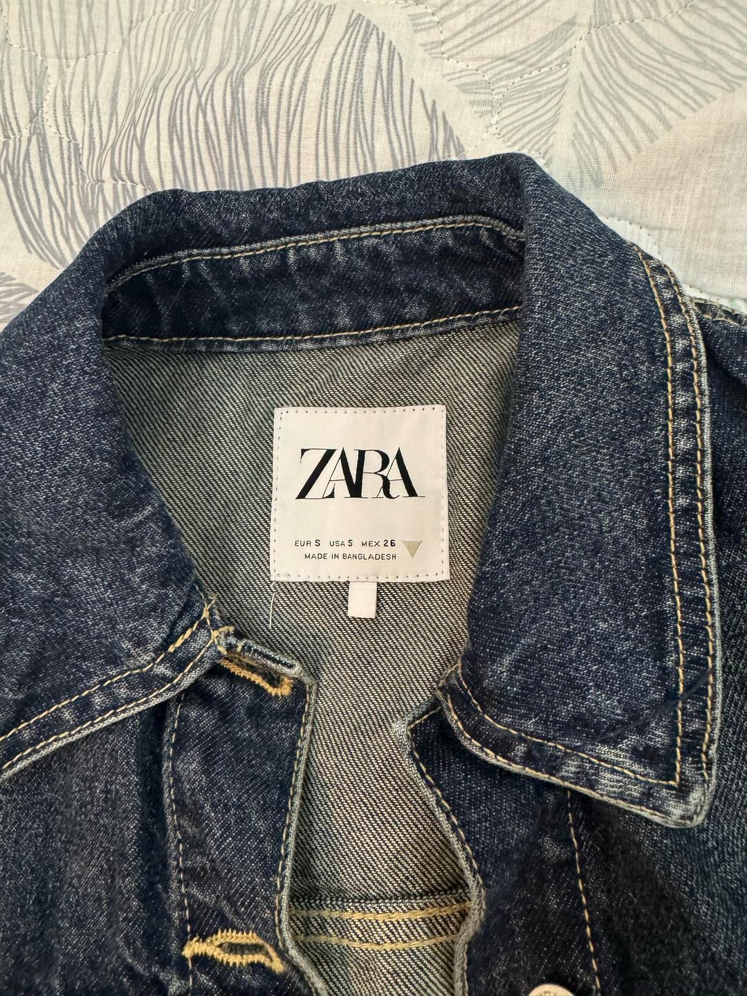 Zara джинсовая куртка zara — фото 2