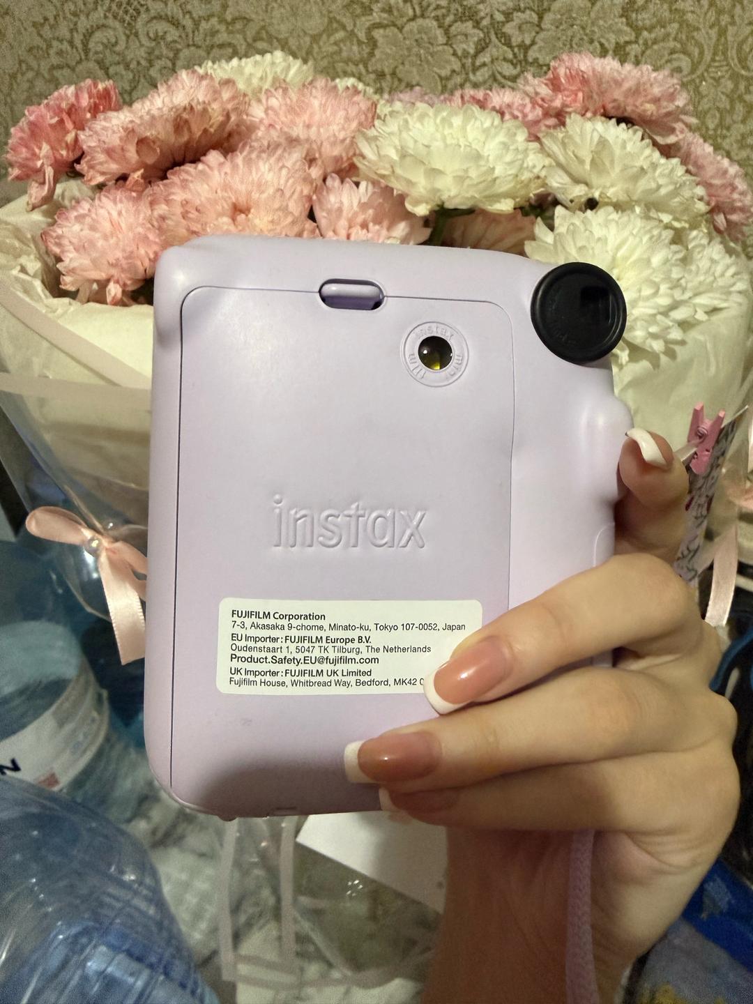 Fujifilm фотокамера моментальной печати Instax Fujifilm mini 12 фиолетовый — фото 2