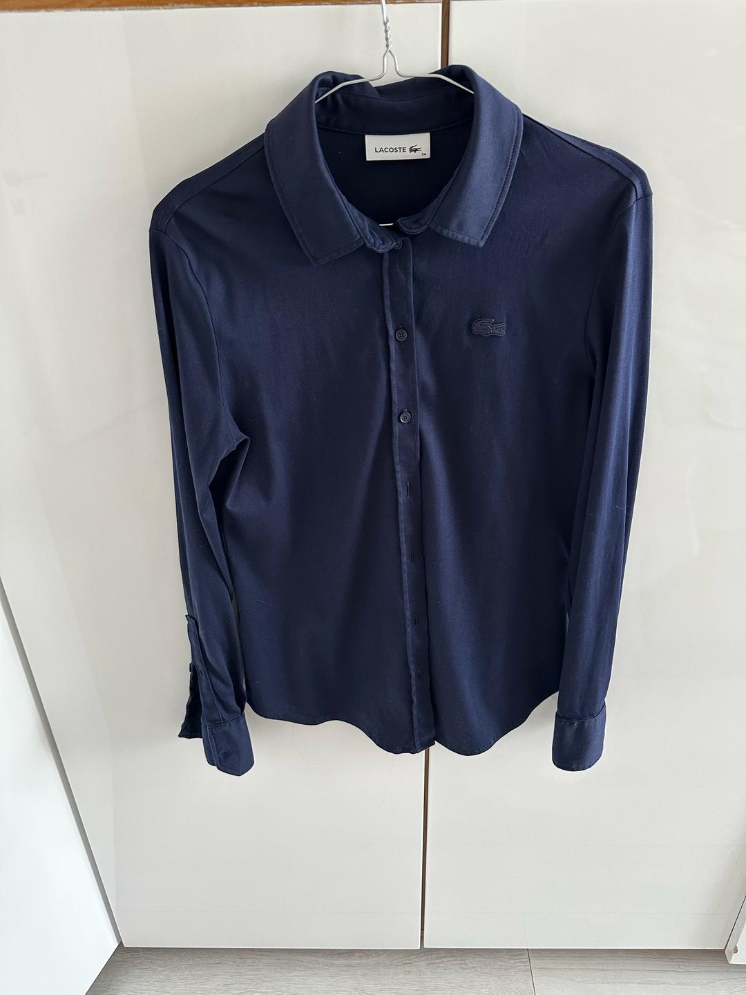 Lacoste Синяя рубашка Lactose — фото 2