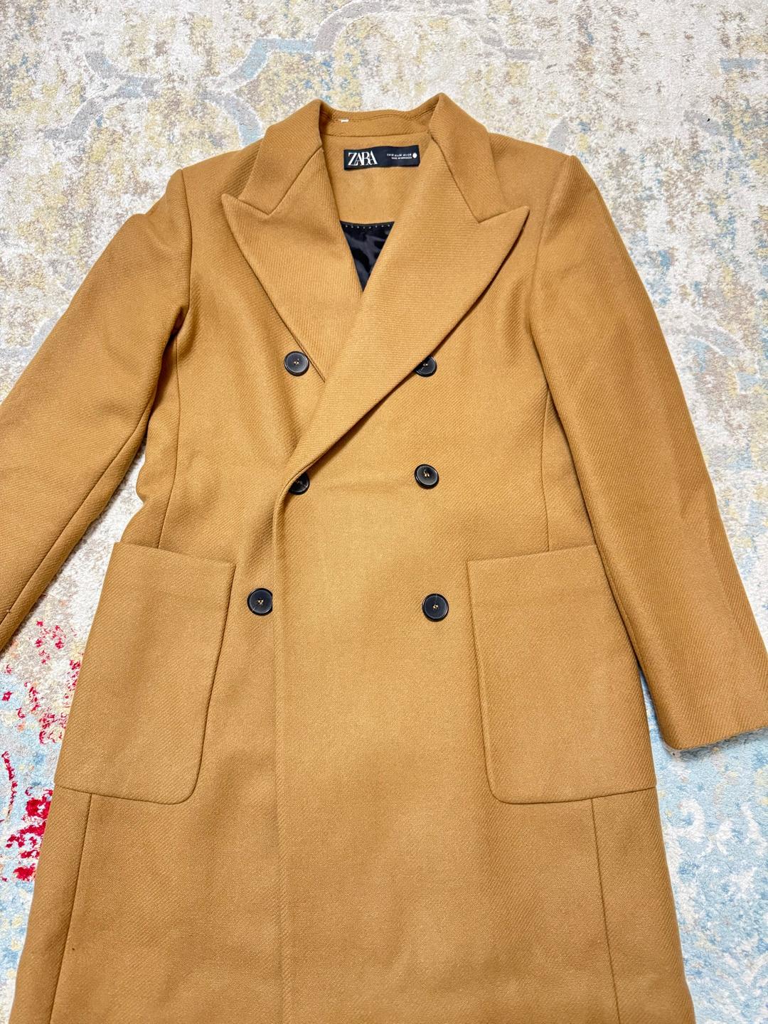 Zara Пальто ZARA двубортное — фото 2