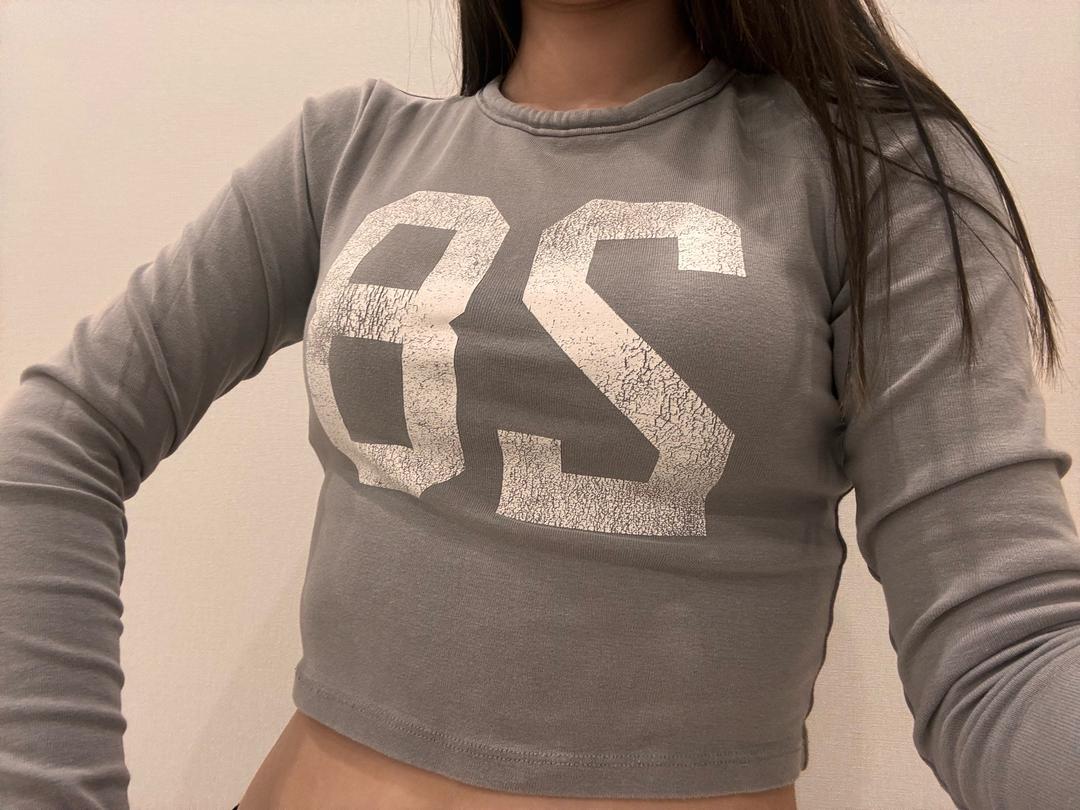 Bershka Лонгслив Bershka с принтом — фото 2