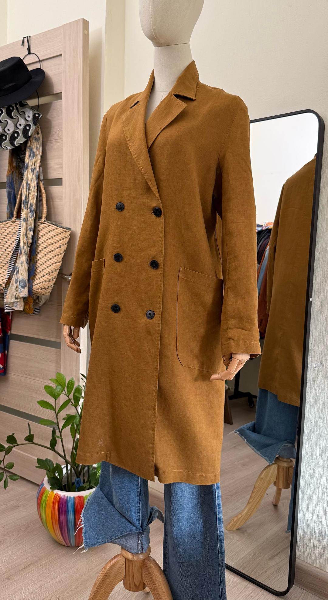 Zara Тренч льняной ZARA — фото 2