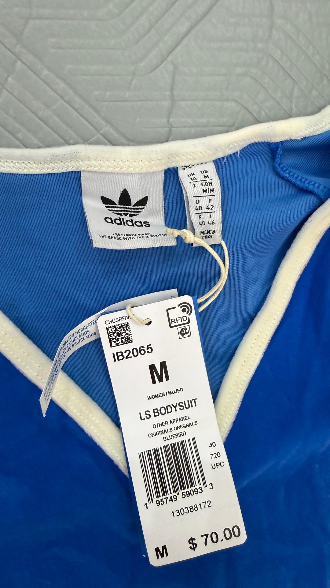 Adidas Велюровое боди adidas — фото 2