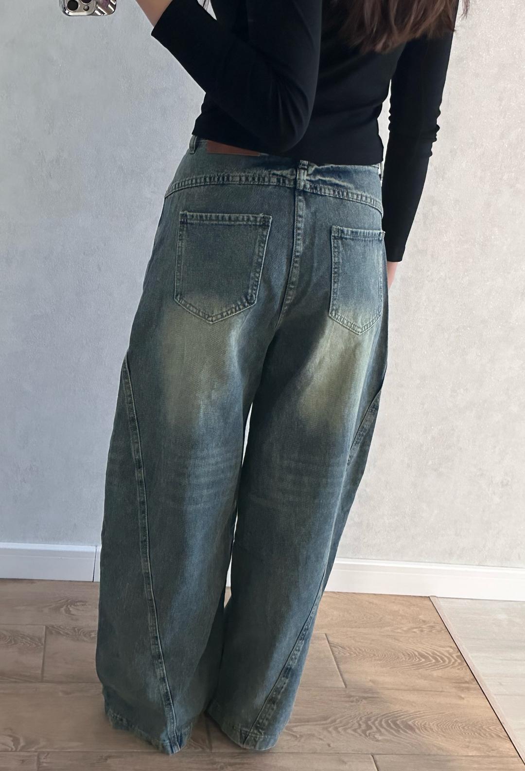 &Denim Женские широкие джинсы — фото 2
