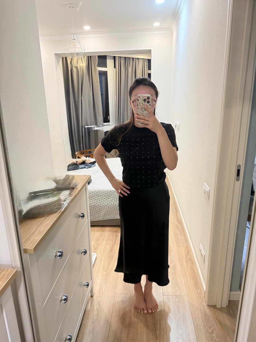 Zara Атласная юбка Zara — фото 2