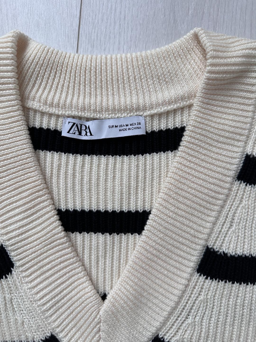 Zara Жилет-тельняшка — фото 2