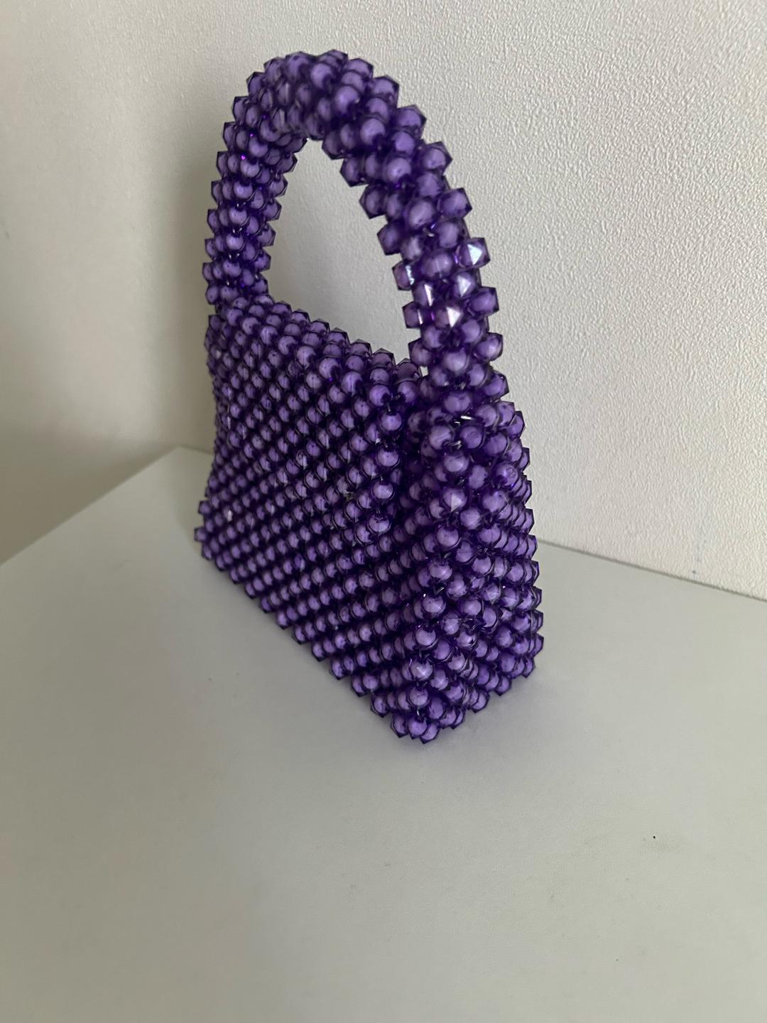 Handmade (ручная работа) Фиолетовая сумочка — фото 2