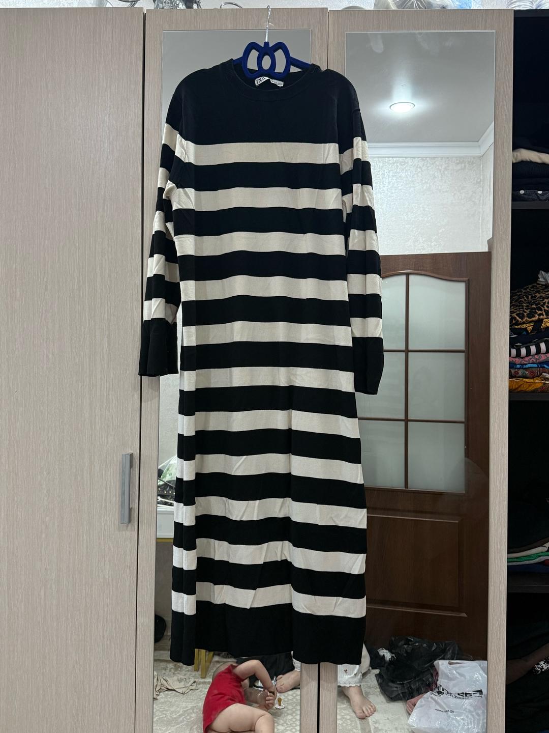 Zara Платье Zara в полоску — фото 2