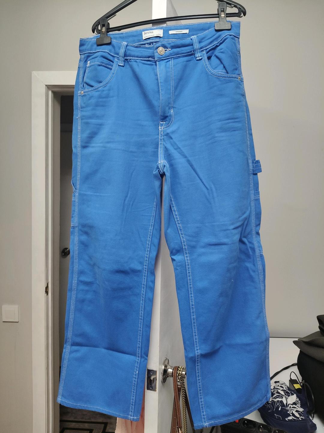Bershka Синие джинсы — фото 2