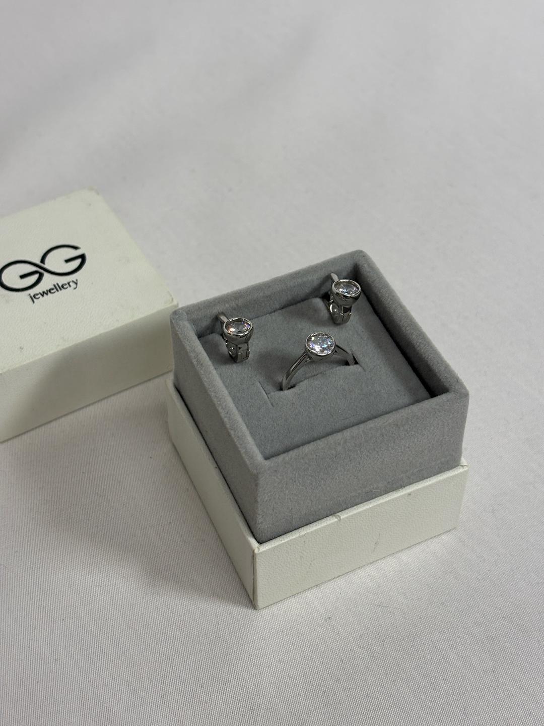 GG Jewellery Набор: серьги и кольцо — фото 2
