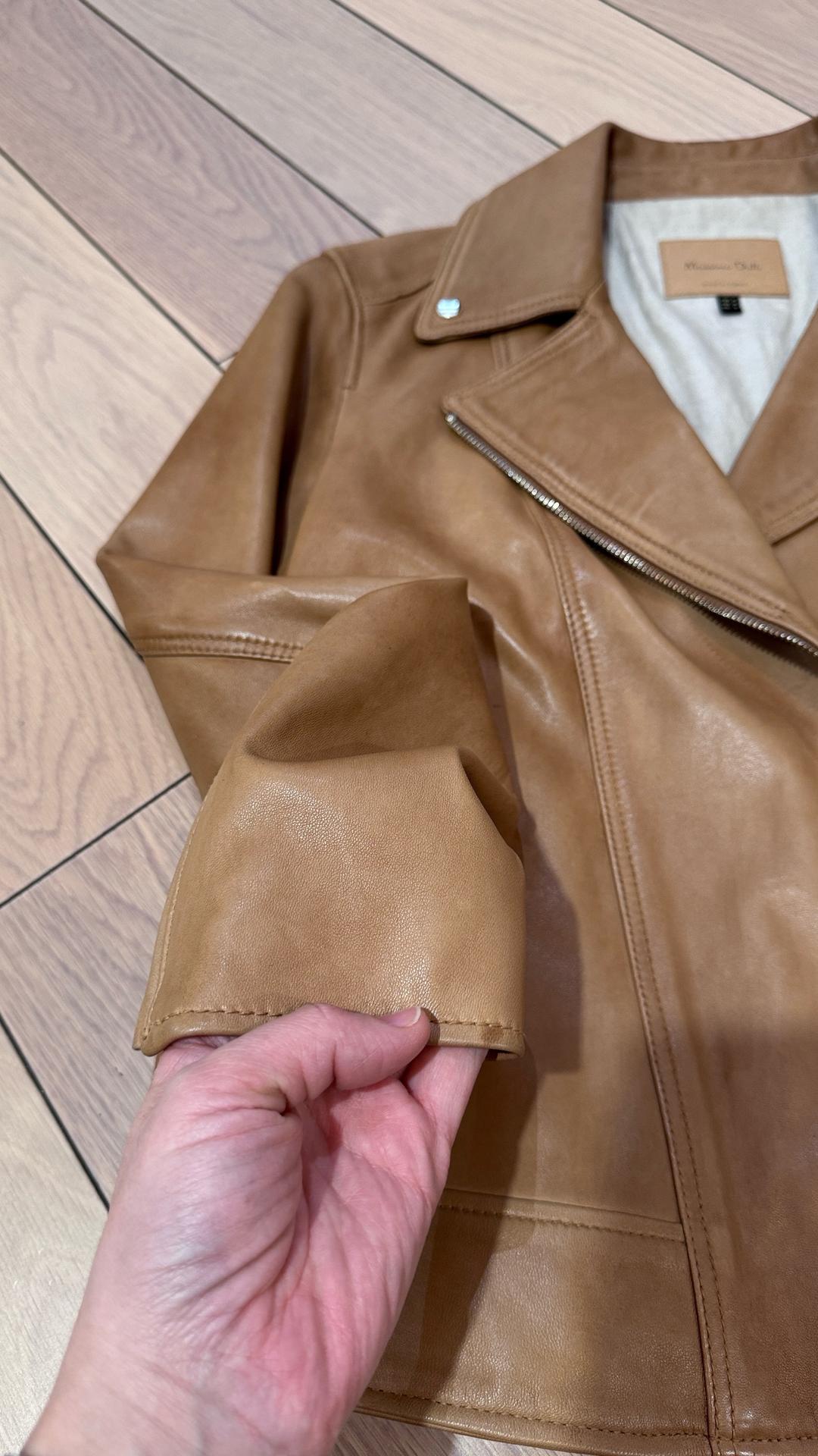 Massimo Dutti Кожаная куртка Massimo Dutti — фото 2