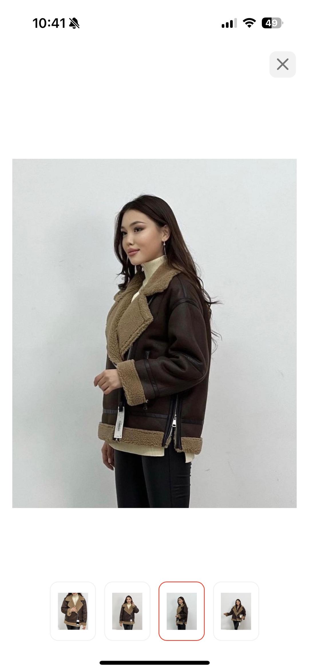 Zara Дубленка — фото 2