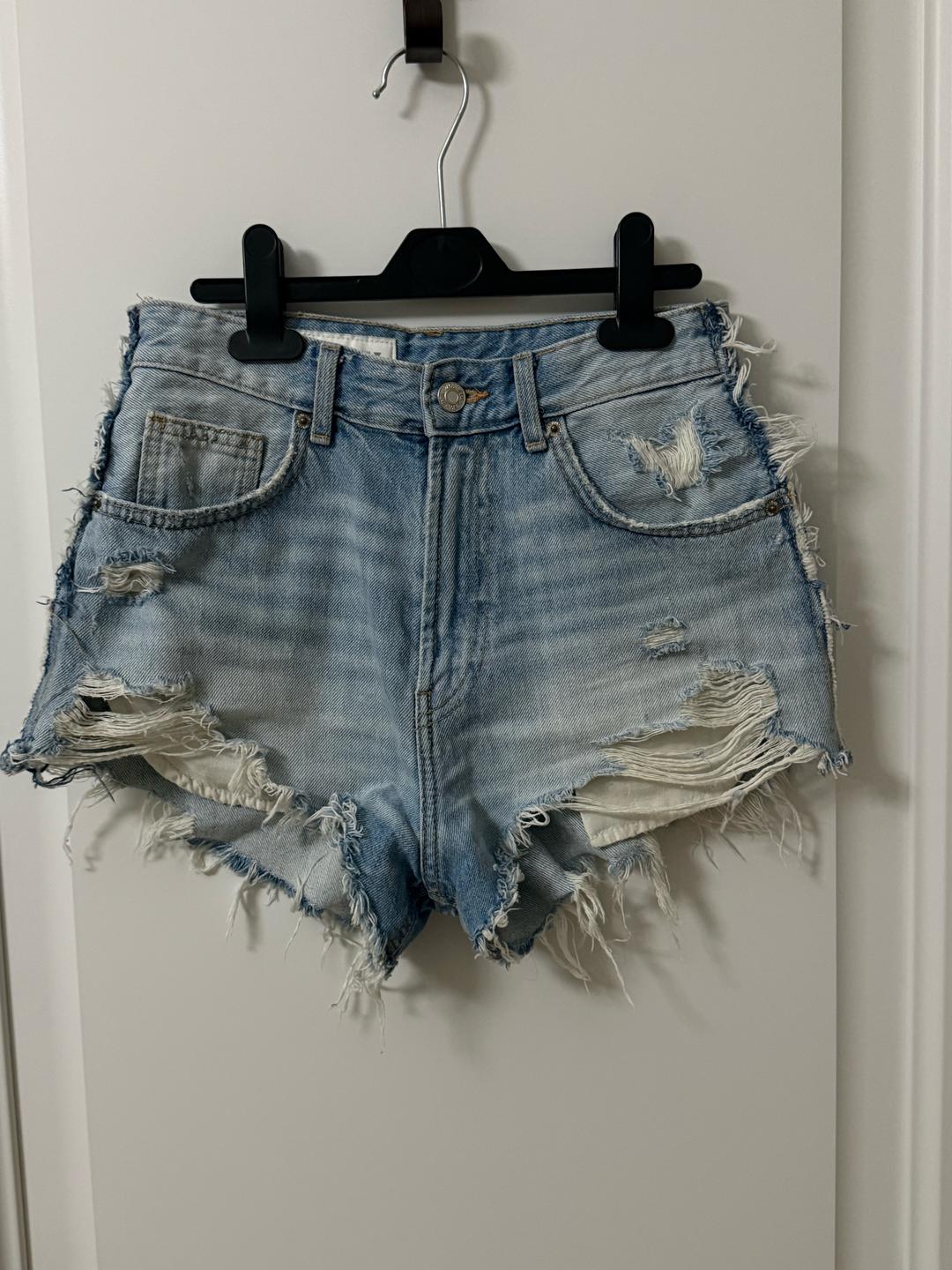 Zara Джинсовые шорты ZARA — фото 2