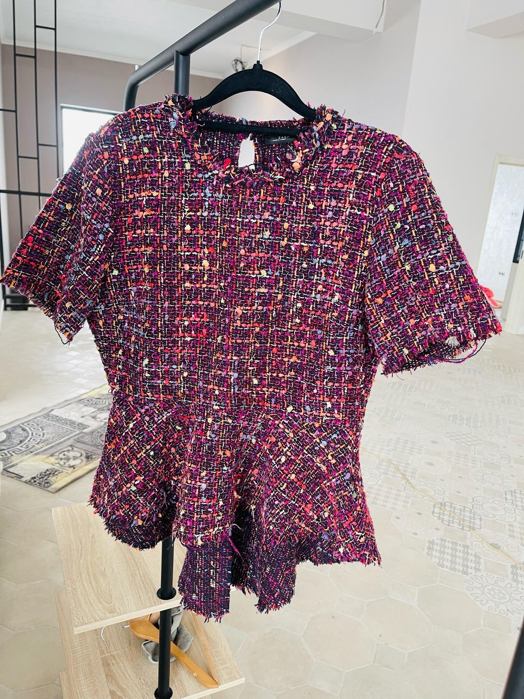 Zara Кофточка Zara из ткани букле — фото 2