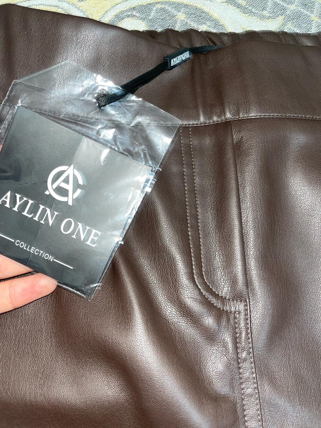 AYLIN ONE Кожа юбка Aylin One🤍 — фото 2