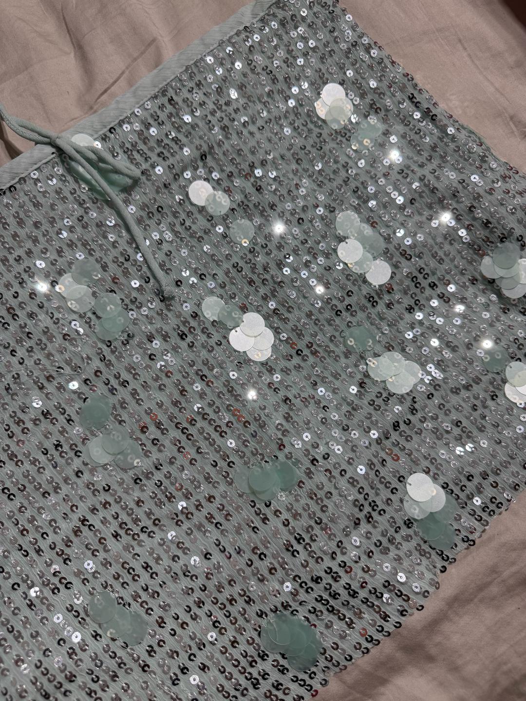 Bershka Юбка Bershka с пайетками — фото 2