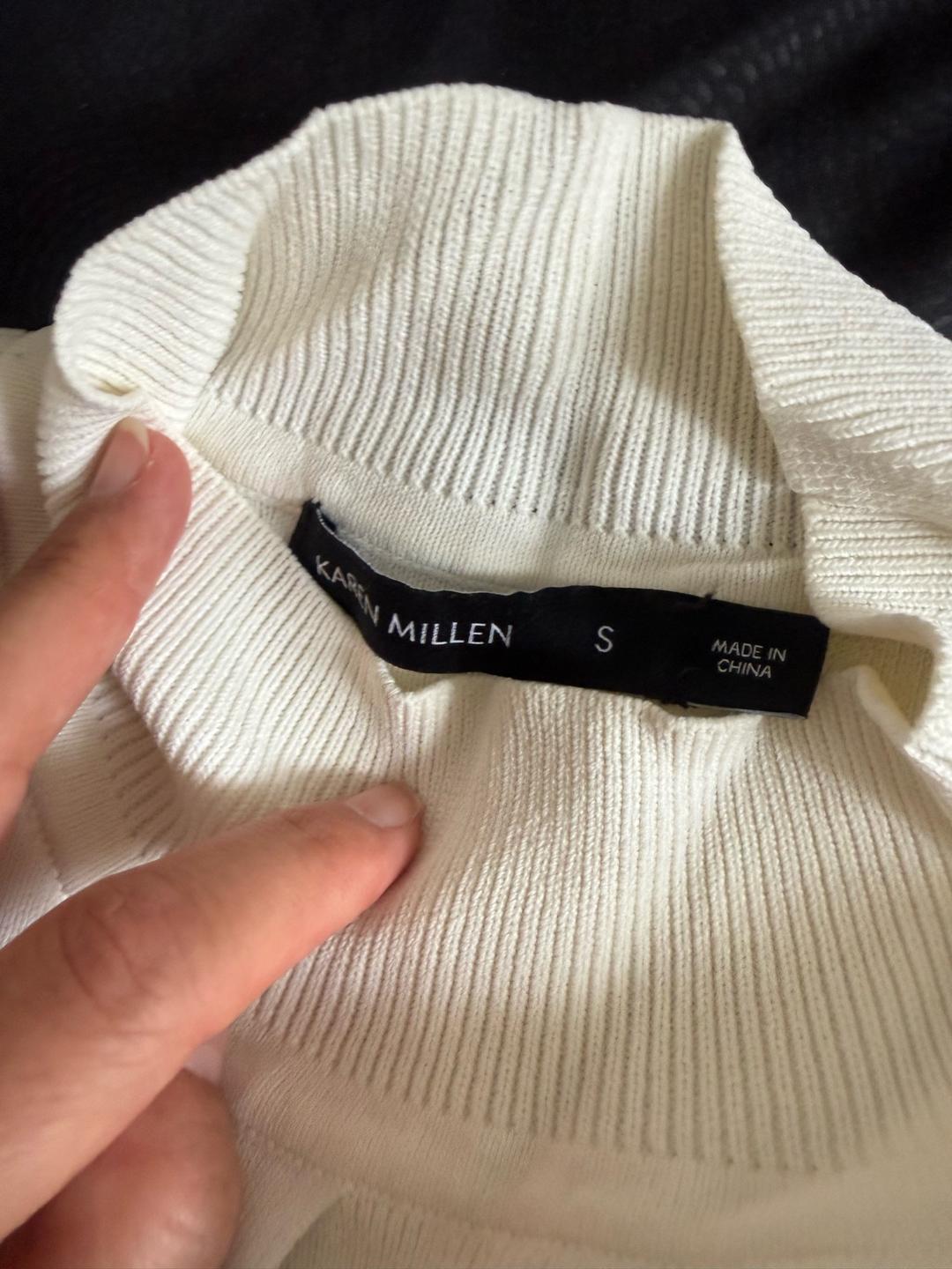 Karen Millen Karen Millen асимметричный джемпер с поясом, S — фото 2