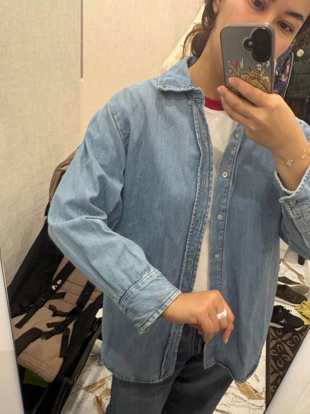 Zara Джинсовая рубашка ZARA — фото 2
