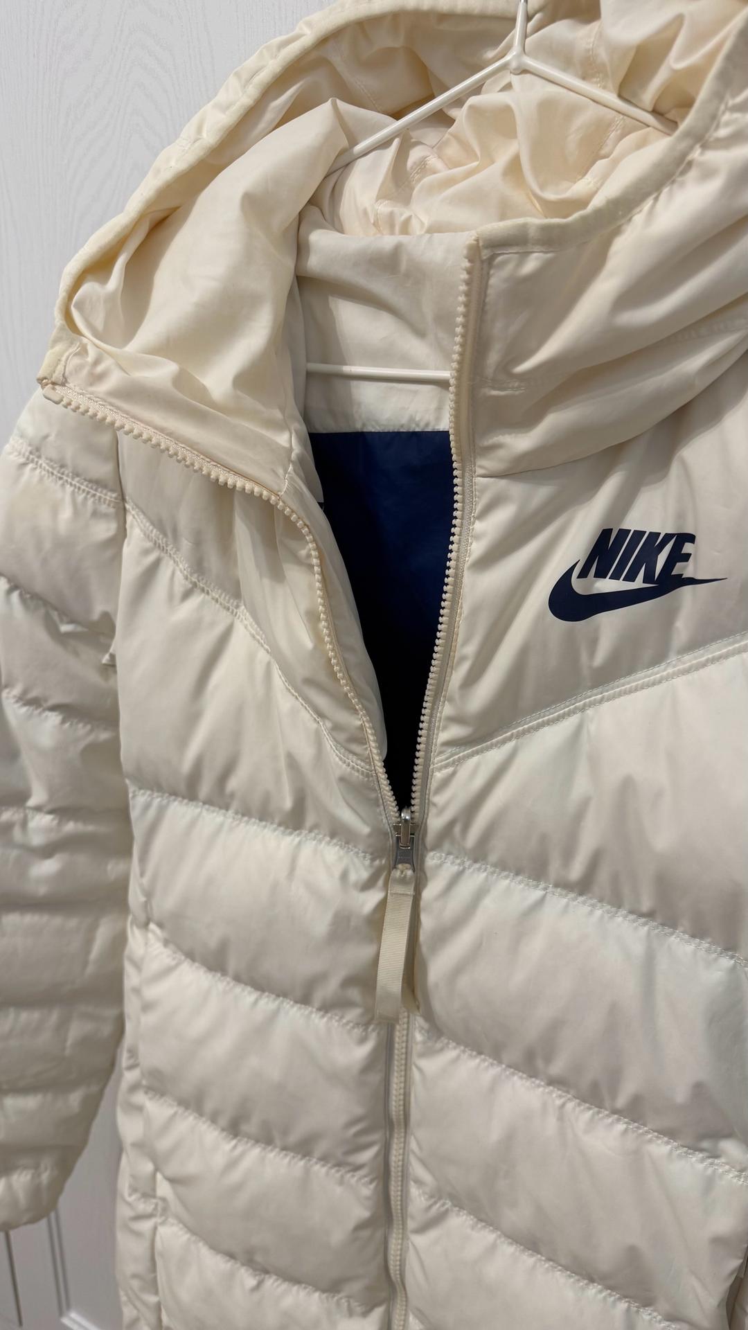 Nike Удлиненный, двухсторонний пуховик на весну/осень — фото 2
