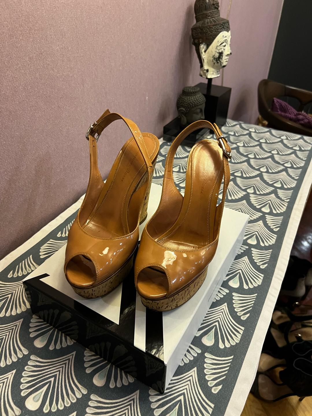 Gianvito Rossi Босоножки на танкетке Canvitto Rossi — фото 2