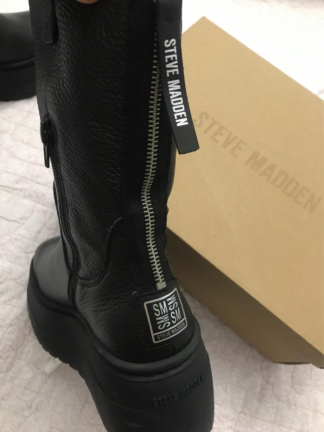 Steve Madden Женские кожаные ботинки Steve Madden — фото 2