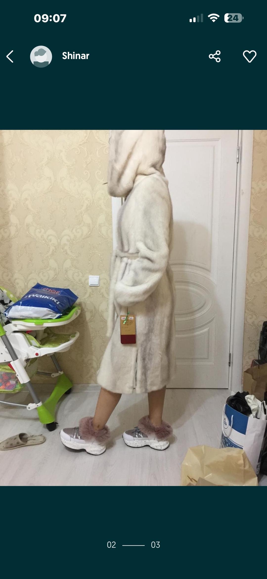 Женский Норковая Шуба — фото 2