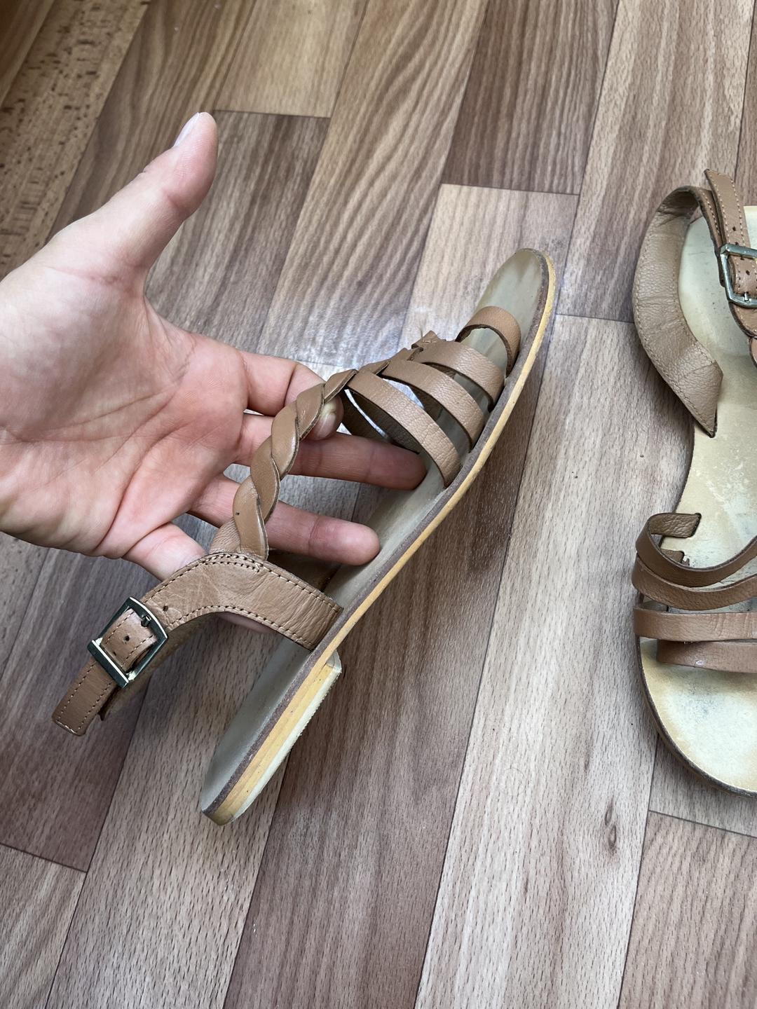 ASOS кожанные сандали — фото 2