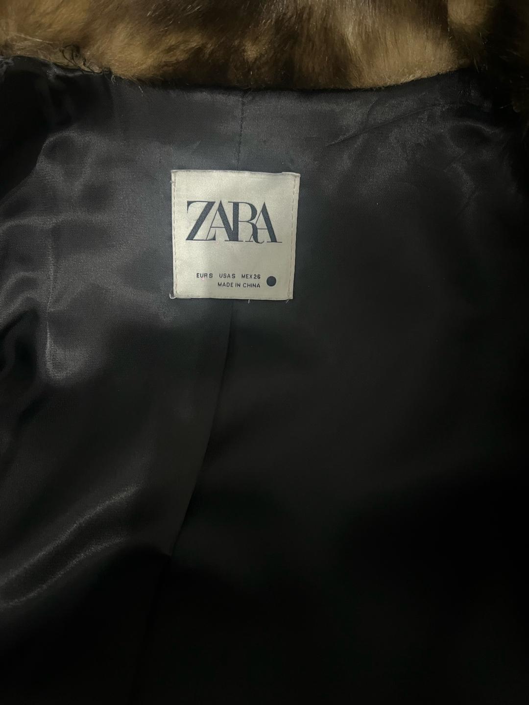 Zara ZARA Шуба из экомеха — фото 2