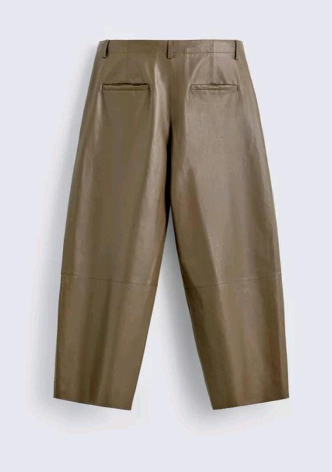 Zara Кожаные брюки Zara — фото 2