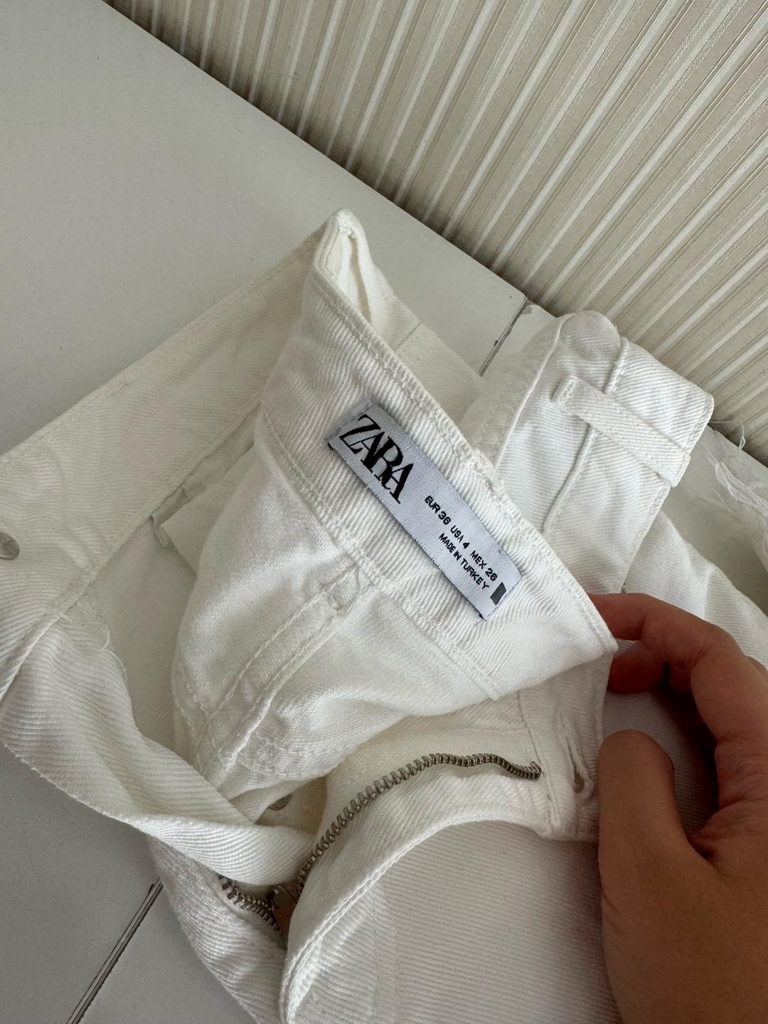 Zara Белые джинсы ZARA — фото 2