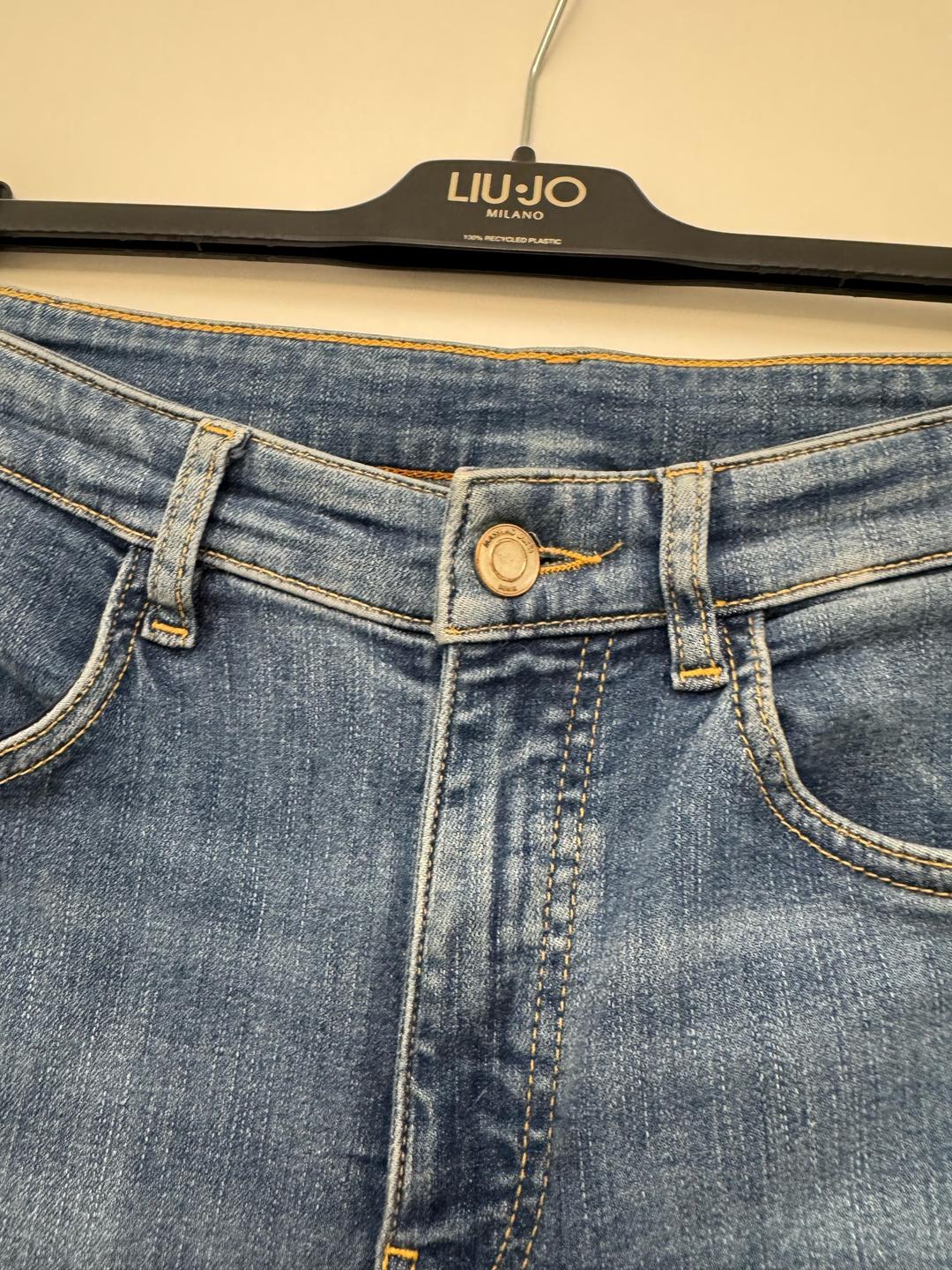 Massimo Dutti джинсы Massimo Dutti клеш с высокой талией — фото 2