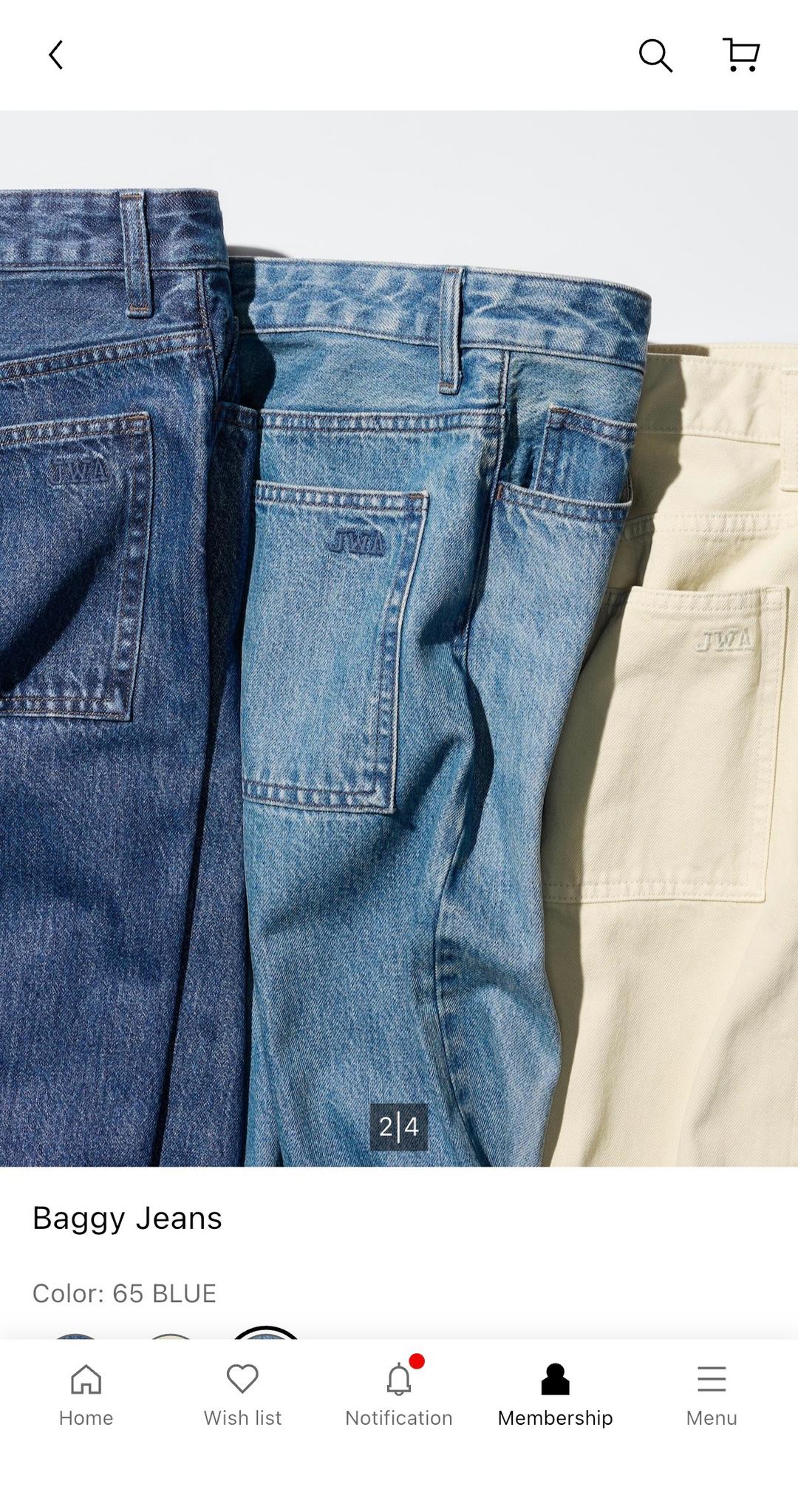 JW ANDERSON JW Anderson Baggy Jeans — фото 2