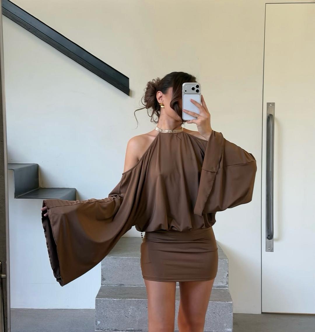 Viera Brand Мини-платье с открытой спиной и декором бабочка, viera brand — фото 2
