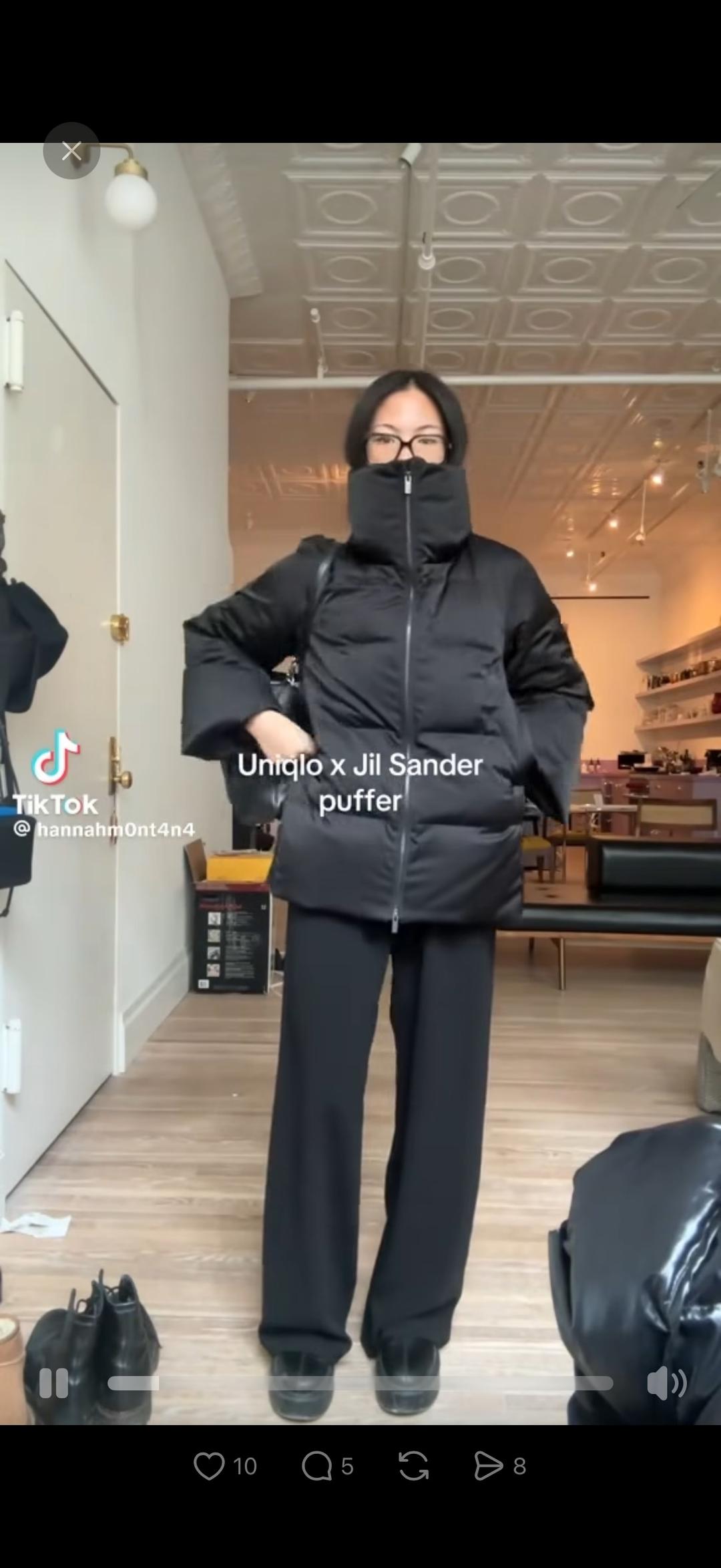 Jil Sander Пуховик Uniqlo x Jil Sander — фото 2