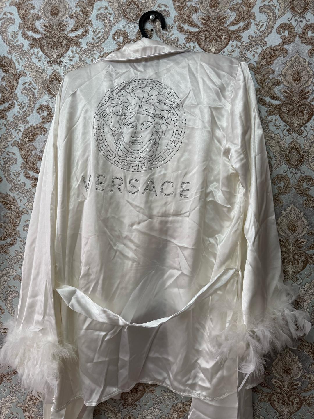 Versace Пижама versace с перьями — фото 2