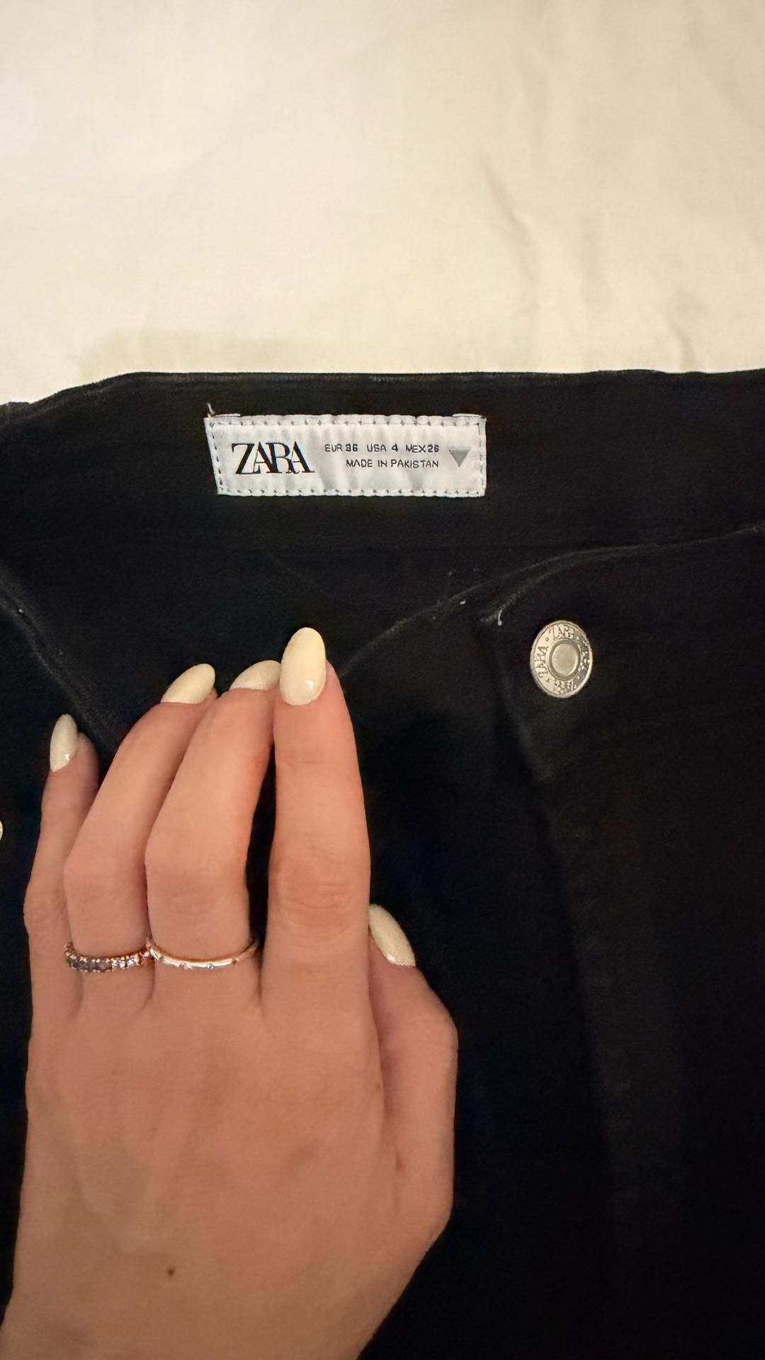 Zara Черные джинсы ZARA — фото 2