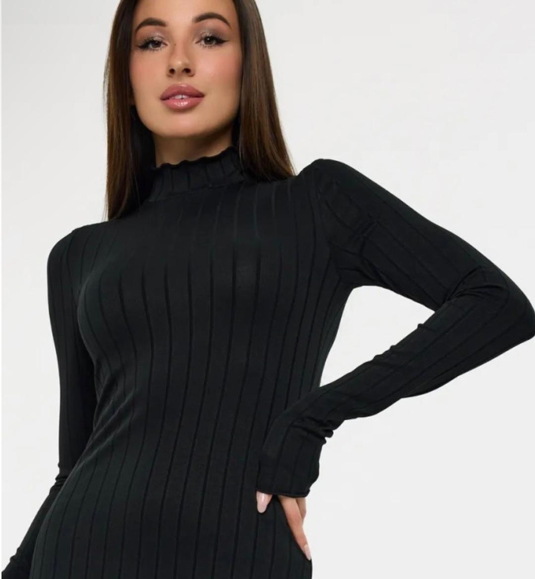 Zara Платье черное — фото 2
